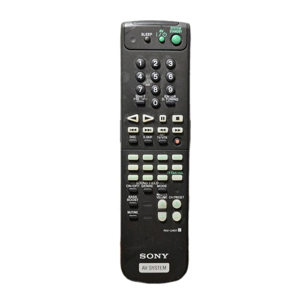Original Genuine Sony RM-U401 AV System Remote Control for STR-DE525 Receiver